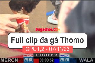 Phát lại đá gà Campuchia Thomo CPC1-2 07112023